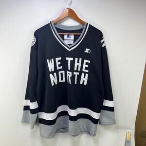 Vintage Starter Toronto Raptors Hockey Jersey Large